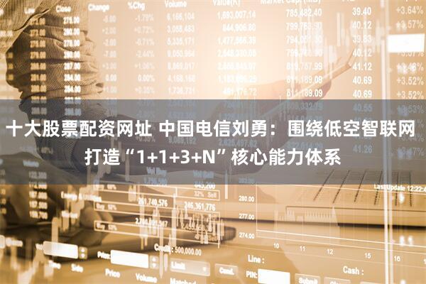 十大股票配资网址 中国电信刘勇：围绕低空智联网 打造“1+1+3+N”核心能力体系